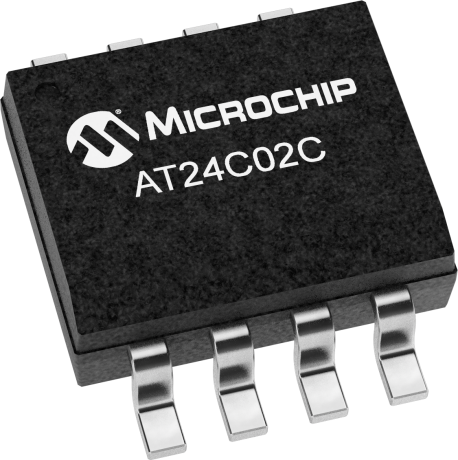 AT24C02C-SSHM-T The Microchip AT24C02C-SSHM-T is a 2Kb serial EEPROM designed for automotive applications. It features an I2C interface and operates within a wide voltage range.