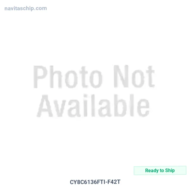 CY8C6136FTI-F42T The Infineon CY8C6136FTI-F42T is a 32-bit microcontroller featuring an ARM Cortex-M4 core operating at 150MHz. It offers 512KB of FLASH program memory and 128KB of RAM.