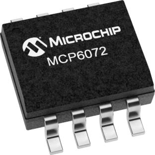 MCP6072T-E/SN The Microchip MCP6072T-E/SN is a precision operational amplifier designed for surface mount applications. It features a single channel and Rail-to-Rail output.