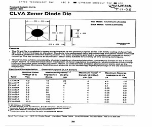 LVA51A The TRW, Inc. LVA51A is a silicon unidirectional voltage regulator diode with a working voltage of 5.1V and a power dissipation of 0.4W. It is housed in a DO-7 package.