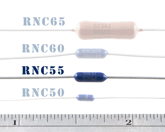 RNC55H4871FS The MEPCO RNC55H4871FS is a through hole resistor with a resistance of 4.87 kOhm and a tolerance of ±1%. It has a power rating of 0.125W.