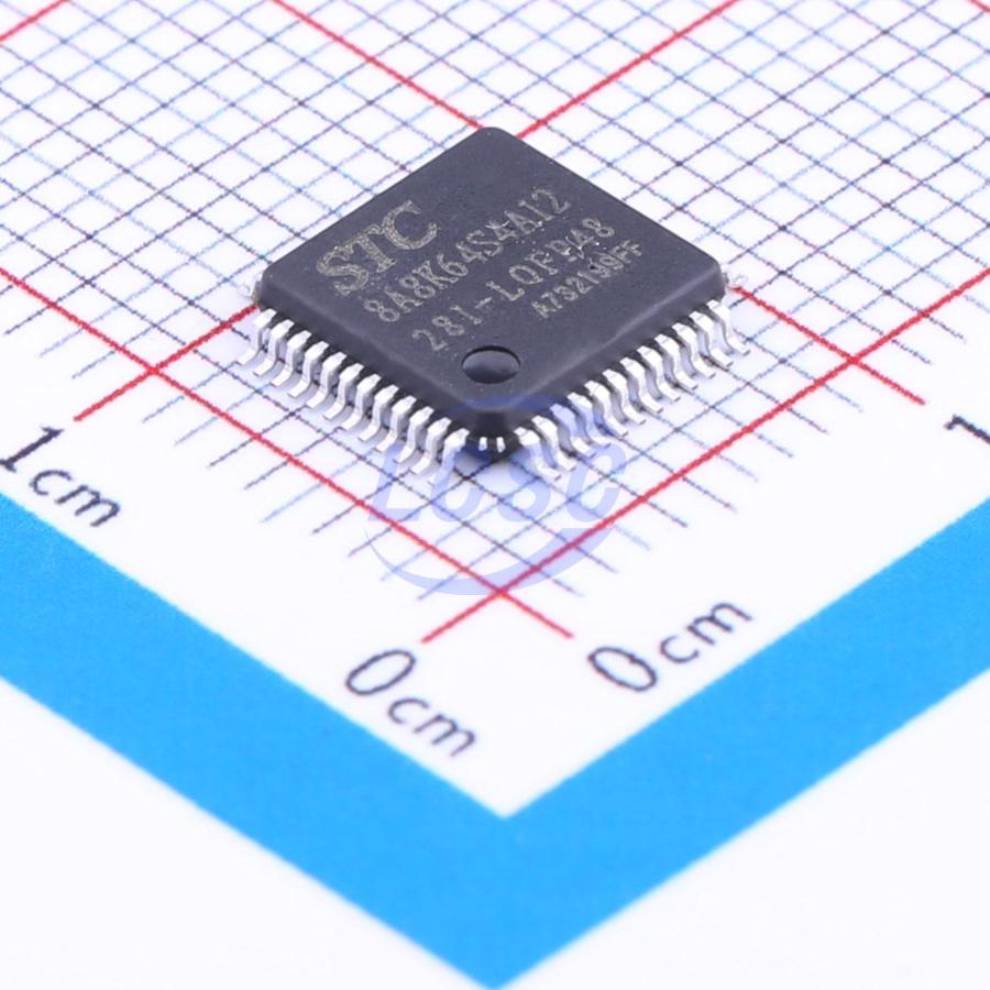 STC8A8K64S4A12-28I-LQFP48 The STC MICROWAVE STC8A8K64S4A12-28I-LQFP48 is a microcontroller designed for general purpose applications. It operates within a temperature range of -40 to 85(105) °C.
