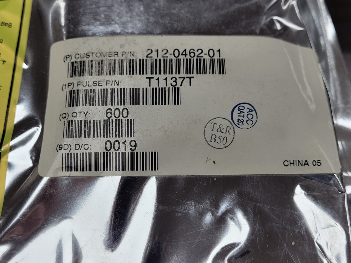 T1137 The Pulse Electronics T1137 is an audio and signal transformer designed for T1/CEPT/ISDN-Pri applications. It features a 10 MHz frequency range and SMD/SMT termination.