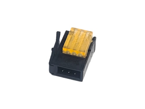 37103-3163-000FL The 3M 37103-3163-000FL is a Mini Clamp Connector, also known as an E-con Connector, designed for no-strip wire connections. It is suitable for AWG 24-26 gauge cables.