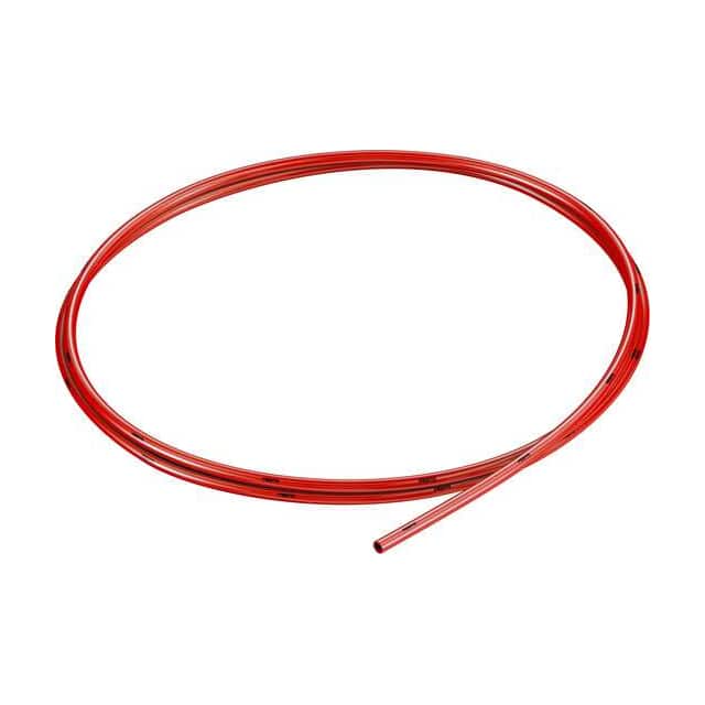 PUN-H-2X0,4-RT TUBING RED PLASTIC 2MM 50M