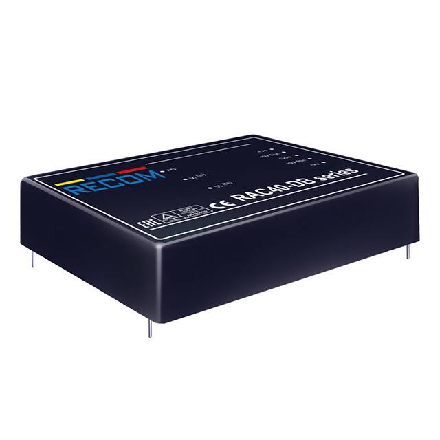 RAC40-15SA-E The RECOM Power RAC40-15SA-E is a 40W AC/DC converter with a 15V output and 2.67A current rating. It features universal input voltage and Through Hole mounting.