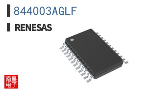 844003AGLF The 844003AGLF is a frequency synthesizer from Integrated Device Technology. It features an LVDS interface and operates at up to 700MHz.