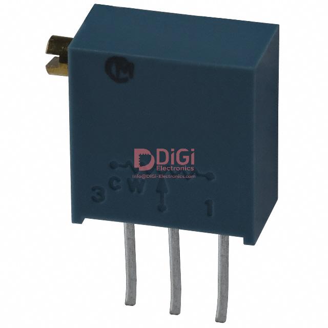 PV36X203C01B00 The Bourns PV36X203C01B00 is a 20 kΩ trimmer potentiometer with a 0.5W power rating and ±10% tolerance. It features a Cermet resistive material and PC pin termination.
