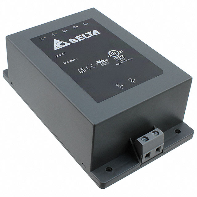 AA60S4800C The Delta Electronics AA60S4800C is an enclosed AC/DC converter with a power output of 60W and a current rating of 1.25A. It features chassis mount installation and operates within a temperature range of -10°C to 70°C.