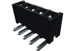 IPBT-105-H3-T-D-GP Samtec IPBT-105-H3-T-D-GP is a 10 position, 2 row, 4.20mm pitch through hole header with shrouded 4-wall design and locking ramp fastening.