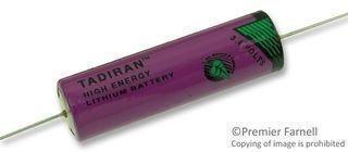 TL-5104/P The Tadiran Batteries TL-5104/P is a non-rechargeable Lithium battery with a 3.6V voltage and 2.1 Ah capacity. It features AA size and axial leads.