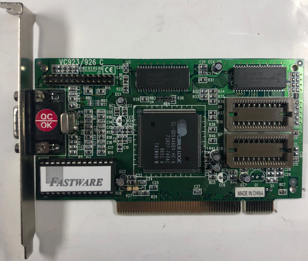 CL-GD5446BV-HC-A The Cirrus Logic CL-GD5446BV-HC-A is a PCI graphics card featuring 1MB of video memory. This is a used component.