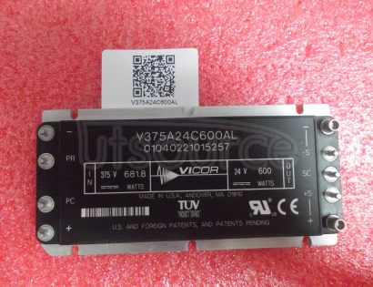 V375A24C600AL The Vicor V375A24C600AL is a DC DC converter. It features RoHS3 compliance and MSL Level 1.