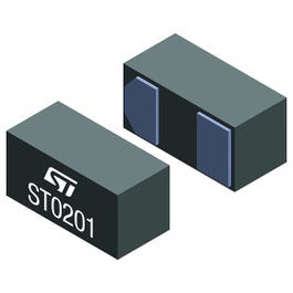 ESDALC5-1BT2 TVS diode with 5V reverse stand-off voltage and 150W peak pulse power. Bidirectional Zener technology in SOD-882T package.