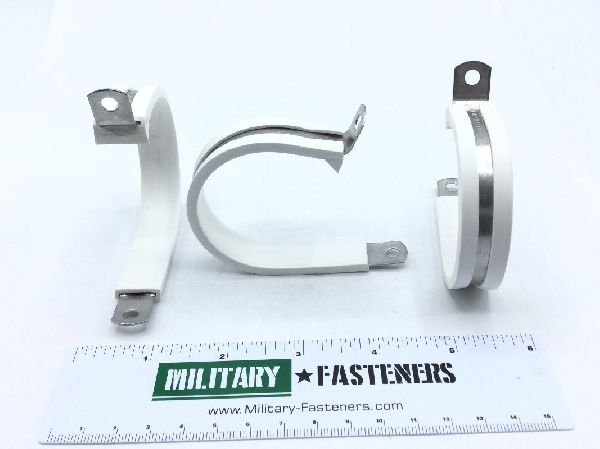 MS21919WCH26 The MS21919WCH26 is a loop clamp from Military Spec, constructed from corrosion resistant steel with a silicone cushion. It has a diameter of 1-5/8".