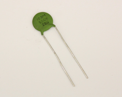 NCD103M500Z5U The NIC COMPONENTS NCD103M500Z5U is a ceramic capacitor with a capacitance of 100000 pF and a voltage rating of 500 V. It features a Z5U temperature coefficient.