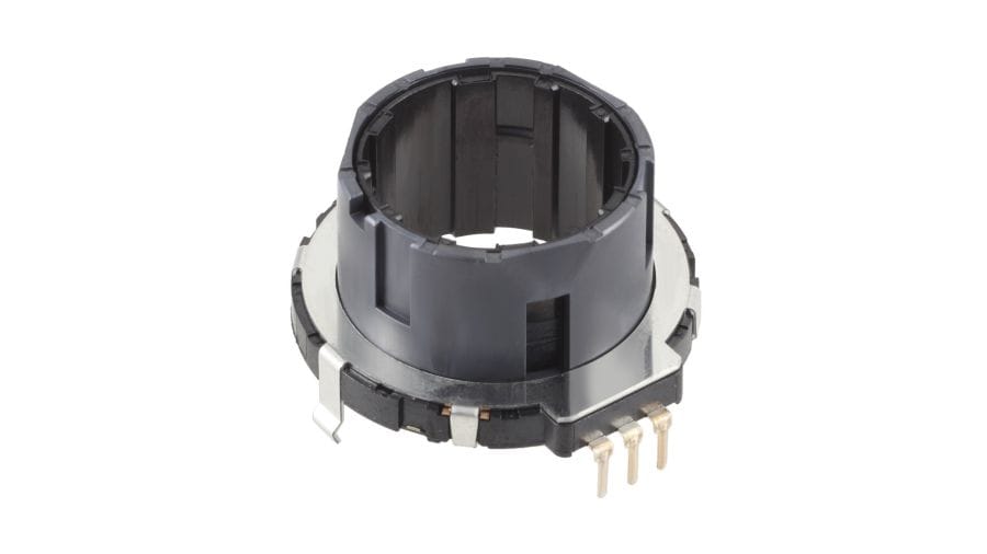 EC28A1560401 The Alps Alpine EC28A1560401 is a 28mm size ring encoder with a 15.0mm actuator length and 30 detents. It offers an operating life of 50,000 cycles.