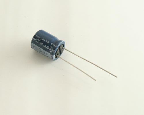 RE2-16V471MMA The ELNA RE2-16V471MMA is an aluminum electrolytic capacitor with a capacitance of 470µF and a voltage rating of 16V. It offers a capacitance tolerance of ±20%.