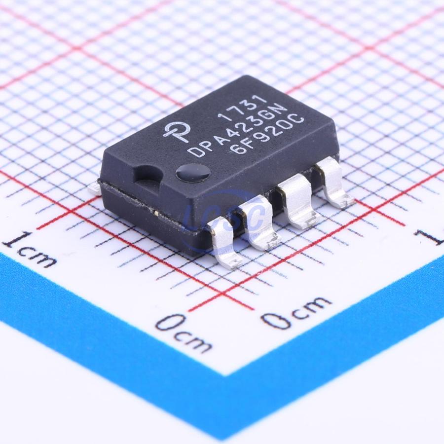 DPA423GN The Power Integrations DPA423GN is a highly integrated DC-DC converter IC designed for Power over Ethernet and Telecom applications. It features a wide input voltage range and a fixed frequency operation.