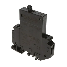2210-T210-K0M1-H121-5A The E-T-A 2210-T210-K0M1-H121-5A is a 1-pole thermal-magnetic circuit breaker designed for DIN rail mounting. It features a 5A current rating and a 480V AC voltage rating.