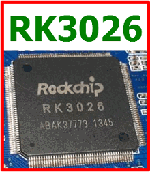 RK3026 The Rockchip RK3026 is a low-power, high-performance processor solution for tablets and multimedia applications. It integrates a Dual-core Cortex-A9 CPU with Neon and FPU coprocessors.