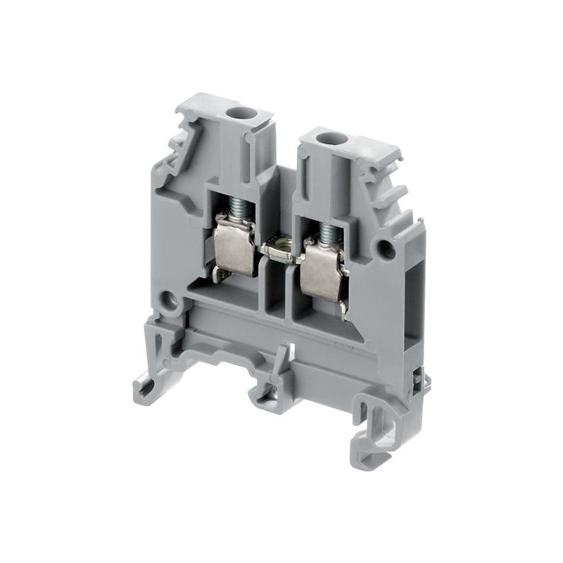 1SNA115268R0700 The Entrelec 1SNA115268R0700 is a grey feed-through screw clamp terminal block. It offers a rated current of 32A and a rated voltage of 800V.