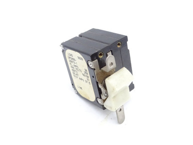 UPGX66-26073-1 The Sensata UPGX66-26073-1 is a 2-pole circuit breaker featuring a magnetic hydraulic delay and a rocker actuator for panel mounting.