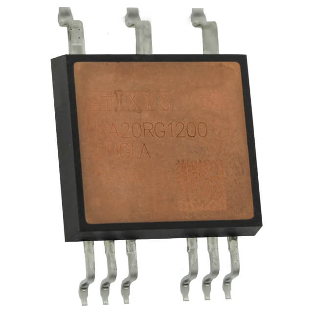 IXA20RG1200DHGLA The IXYS IXA20RG1200DHGLA is a discrete IGBT with a 1200V voltage rating and 20A current capacity. It is designed for SMT mounting.