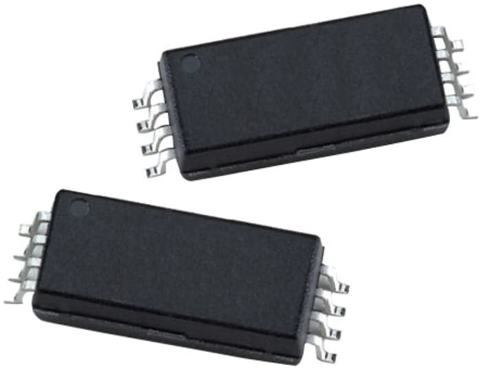 ACNT-H61L-000E The Avago Technologies ACNT-H61L-000E is an AC/DC input optocoupler with 8 pins in a SO package. It offers 7500Vrms isolation voltage and a maximum operating temperature of 105°C.