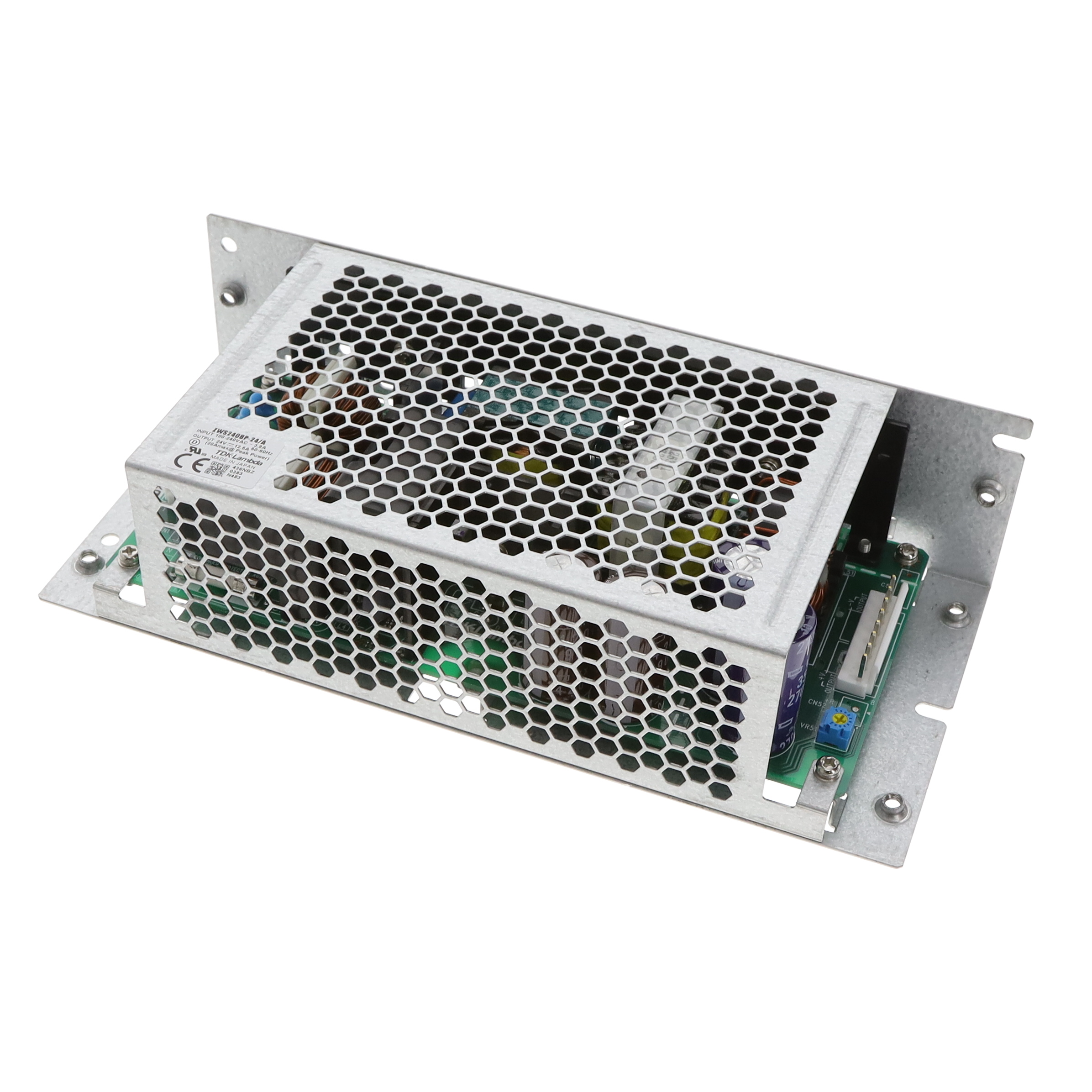 ZWS240BP-24/A The TDK Corporation ZWS240BP-24/A is an enclosed AC/DC converter with a 24V output and 240W power rating. It features universal input and 88% efficiency.