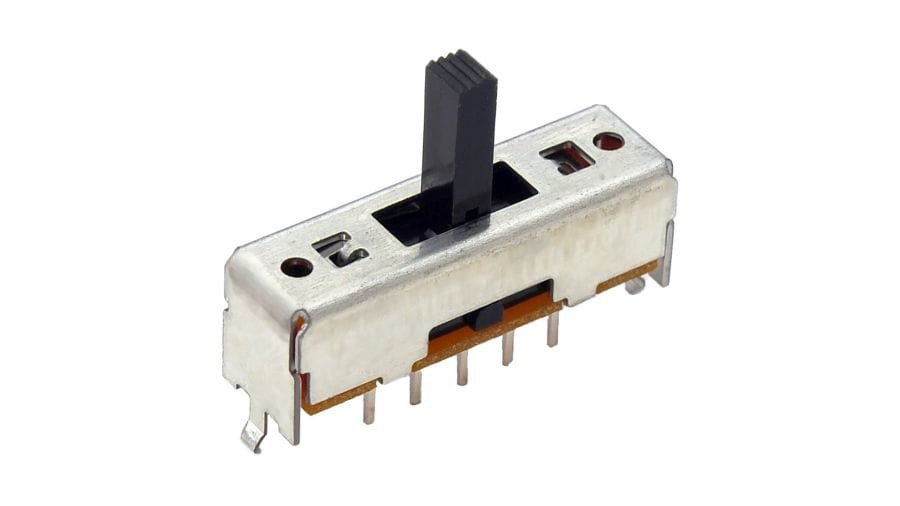 SSSU026300 The Alps Alpine SSSU026300 is a slide switch from the SSSU series, featuring a 30V DC rating and 0.1A current capacity. It offers 3 positions and 2 poles with a 3.0mm travel.