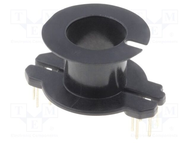 CSV-RM10-1S-12P-C The Ferroxcube CSV-RM10-1S-12P-C is a coil former designed with pins for easy integration into PCB assemblies. It is supplied in bags of 100 units.