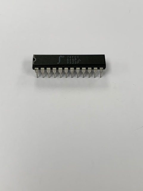 IDT74FCT646P The IDT74FCT646P is an octal transceiver/register from Integrated Device Technology. It features CMOS technology and operates at a nominal supply voltage of 5V.