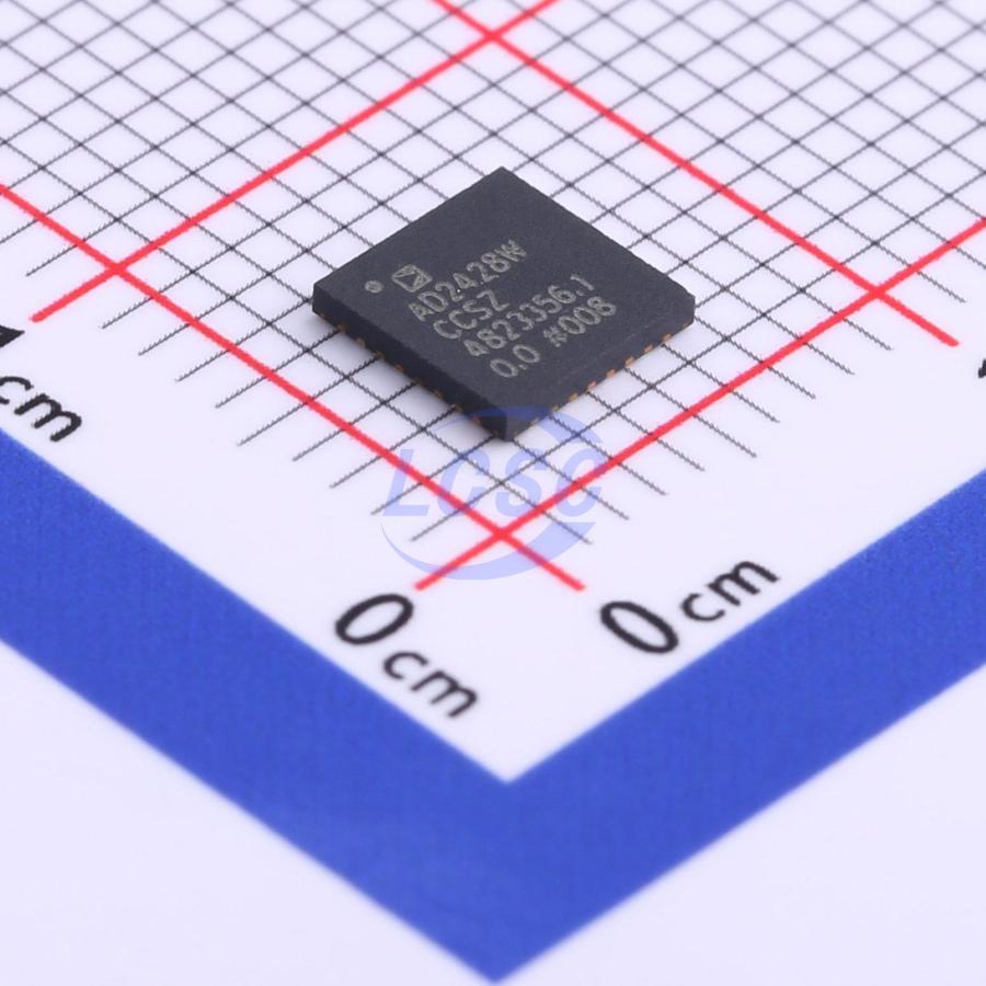 AD2428WCCSZ The Analog Devices AD2428WCCSZ is an Automotive Audio Bus A²B Transceiver. It features a Surface Mount, Wettable Flank mounting type and comes in a 32-LFCSP-SS (5x5) package.
