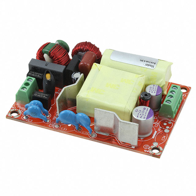 ABC41-1T05L-2 The Bel Power Solutions ABC41-1T05L-2 is an open frame AC/DC converter providing 5V at 5A for a total of 40W. It features a universal input voltage range and chassis mount.