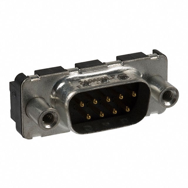 D09P24A4GV00LF D09P24A4GV00LF is a 9-position D-Sub plug connector from Amphenol ICC with male pins, through hole mounting, and solder termination.