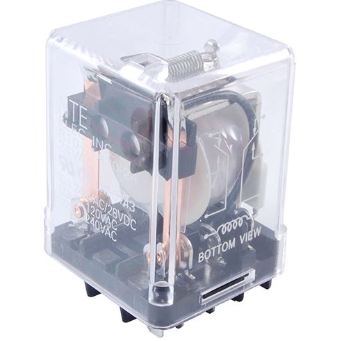 R10-14A10-120 The NTE Electronics R10-14A10-120 is a general purpose relay featuring a 3PDT contact form and a 10A contact rating. It operates on a 120VAC coil voltage.