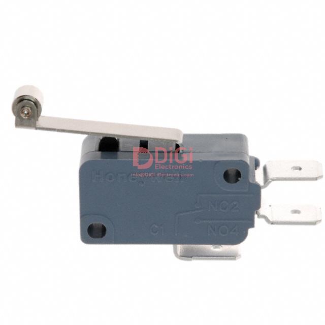 V15T16-CZ300A06-K The Honeywell V15T16-CZ300A06-K is a SPDT snap action switch with a 16A current rating and 250V AC voltage rating. It features a chassis mount and a lever/roller actuator.
