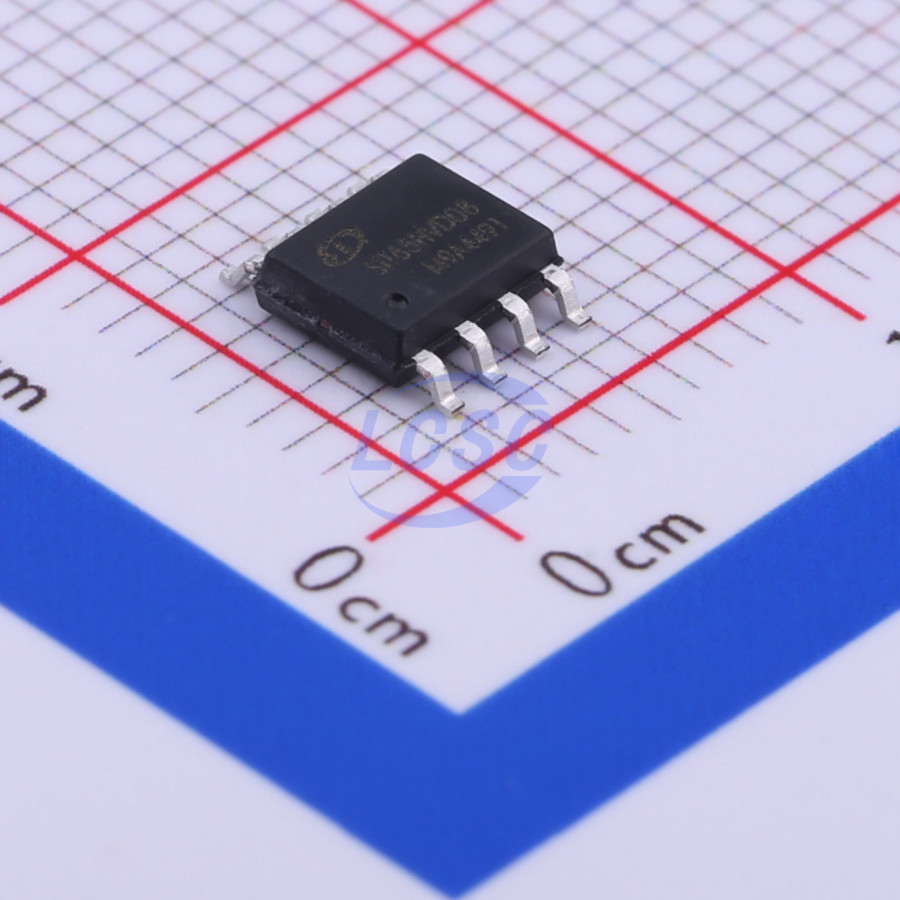 SIT65HVD08DR The SIT65HVD08DR is an RS-422/RS-485 interface IC from SIT. It operates with a supply voltage range of 3V to 5.5V and supports a data rate of 10Mbps.