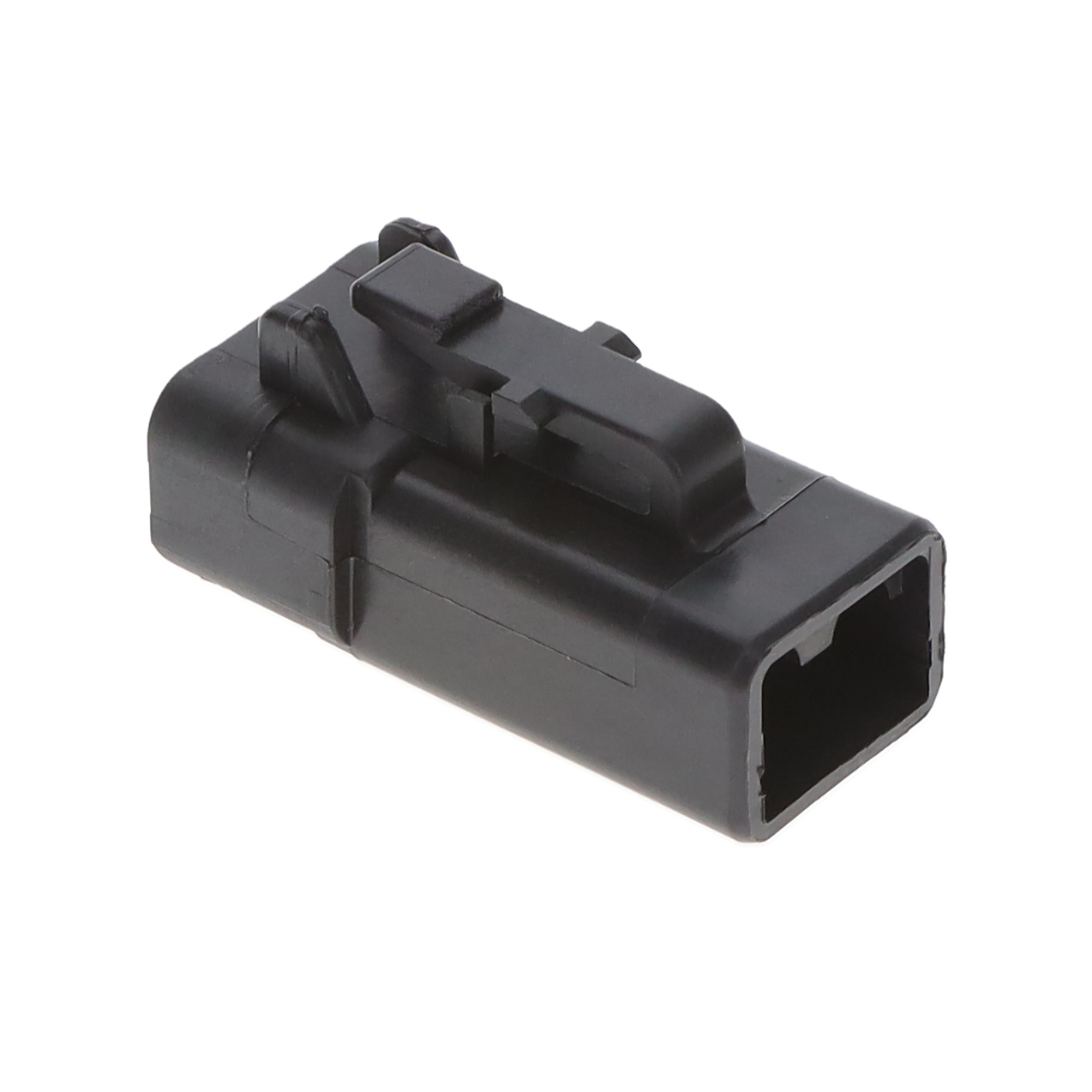 DTP06-2S-E004 TE Connectivity DTP06-2S-E004 is a 2-position sealed rectangular plug housing for female terminals. It features crimp termination, latch lock, and IP68/IP6K9K protection.