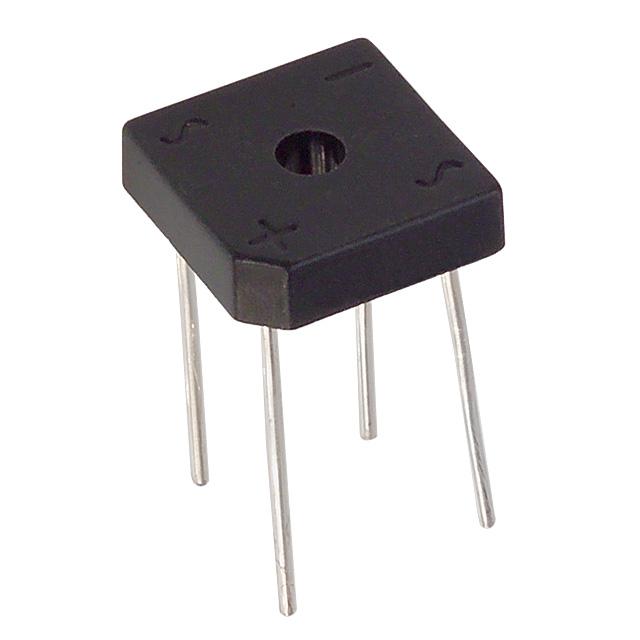 GBPC3510W Single phase bridge rectifier rated for 1kV repetitive peak reverse voltage and 35A average rectified forward current. Housed in a through-hole GBPC-W package.