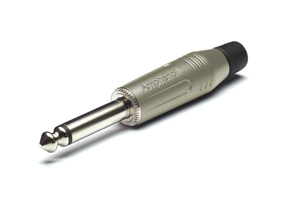 ACPM-GN The Amphenol ACPM-GN is a 1/4" mono phone plug with a nickel sleeve and tip, and nickel shell. It offers 2 positions and a 10A current carrying capacity.