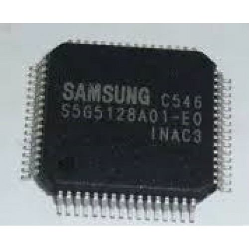 S5G5128A01-EO The Samsung Electronics S5G5128A01-EO is an integrated circuit in a QFP package. It is RoHS3 Compliant and has an MSL Level 1 rating.