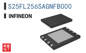 S25FL256SAGNFB000 The Cypress Semiconductor S25FL256SAGNFB000 is a 256Mbit SPI/Quad I/O NOR Flash memory device. It operates with a supply voltage range of 2.7V to 3.6V and features a clock frequency up to 133 MHz.