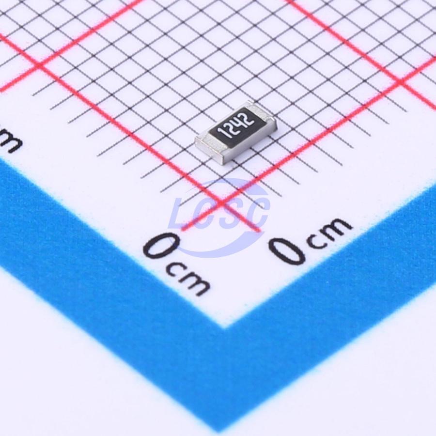 WR12X1242FTL The Walsin WR12X1242FTL is a surface mount chip resistor with a resistance of 12.4 kΩ and a tolerance of ±1%. It features a 1/4W power rating and is housed in a 1206 package.