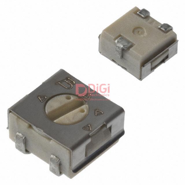 3314J-2-103E The Bourns 3314J-2-103E is a 10 kΩ trimmer potentiometer. It features a 0.25W power rating and ±20% tolerance.