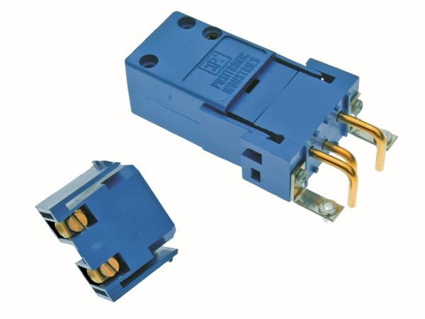 PLB16F1SS300/AA The Positronic PLB16F1SS300/AA is a 16-position power connector with a 600 VAC voltage rating and gold contact plating. It is designed for panel mounting with a straight mounting angle.