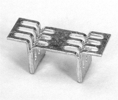 218-40CTE3 SMD top mount heat sink from Wakefield-Vette, made of copper with tin plating. Features 10.16mm fin height, 31°C/W natural thermal resistance, and 21°C/W at 200 LFM forced air.
