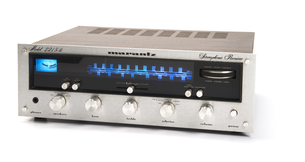 2215B The Marantz 2215B is a vintage stereo receiver known for its smooth sound and modest 15 watts per channel output. It's a compact unit suitable for various listening environments.