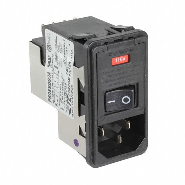 1-6609951-9 PWR ENT MOD RCPT IEC320-C14 PNL